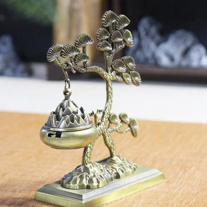 Pine Chinese Style Aromatherapy Ornaments Incense Tea Ceremony Hanging Stove