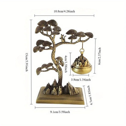 Pine Chinese Style Aromatherapy Ornaments Incense Tea Ceremony Hanging Stove