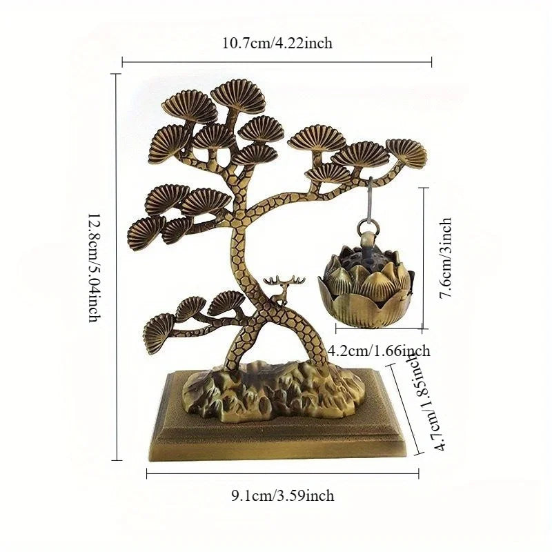 Pine Chinese Style Aromatherapy Ornaments Incense Tea Ceremony Hanging Stove
