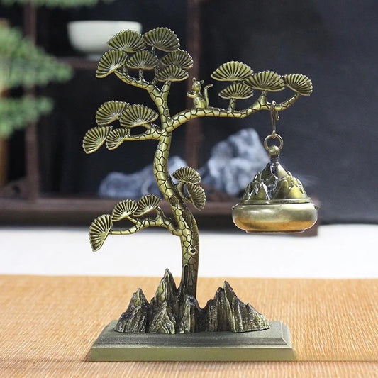 Pine Chinese Style Aromatherapy Ornaments Incense Tea Ceremony Hanging Stove
